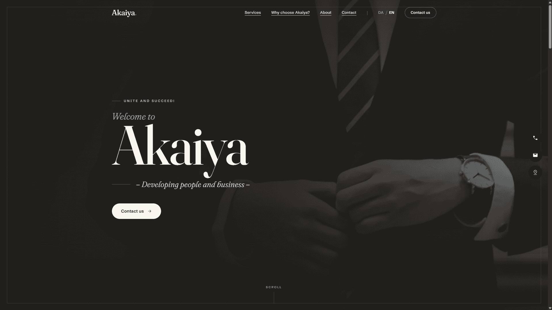 Website redesign - after